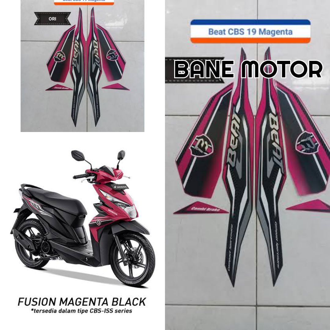 Jual PROMO Stiker Motor Beat 2019 Magenta Stiker Body Honda Beat New 2018 2019 Baik Magenta Atau Indonesia Shopee Indonesia