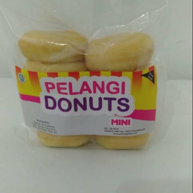 

Pelangi Donuts Mini isi 10 pcs