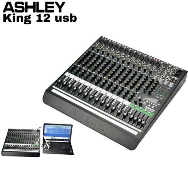 MIXER AUDIO ASHLEY KING12NOTE RECORDING PC KING 12 NOTE ORIGINAL