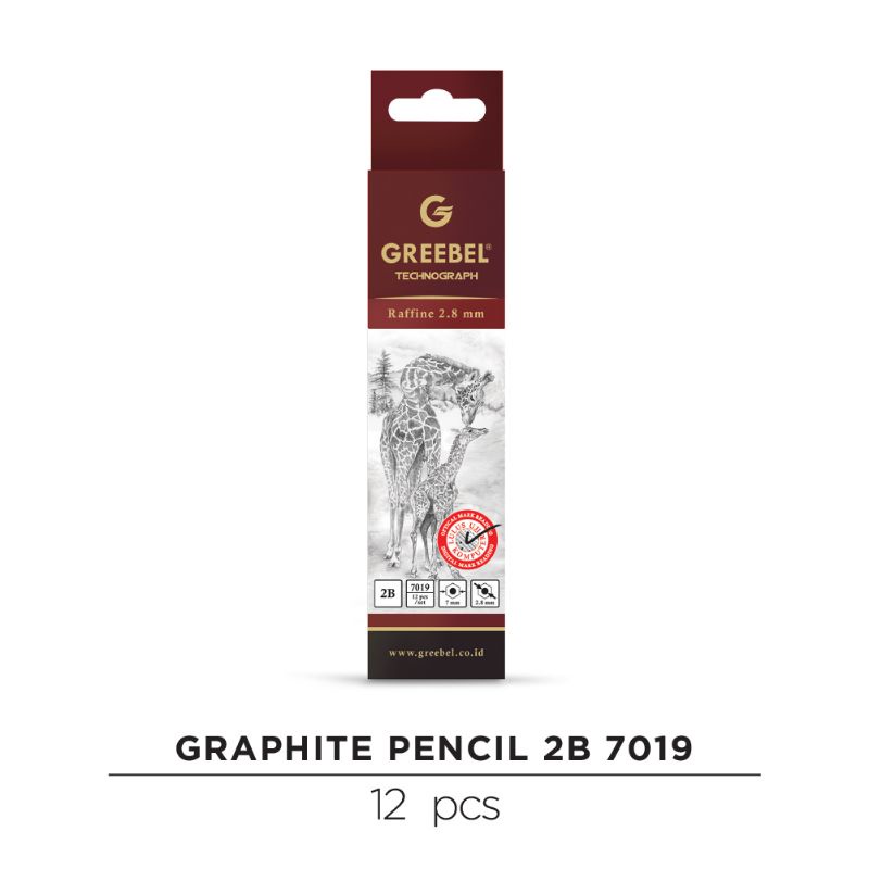 

Pensil 2B Greebel Technograph 7019 - pak