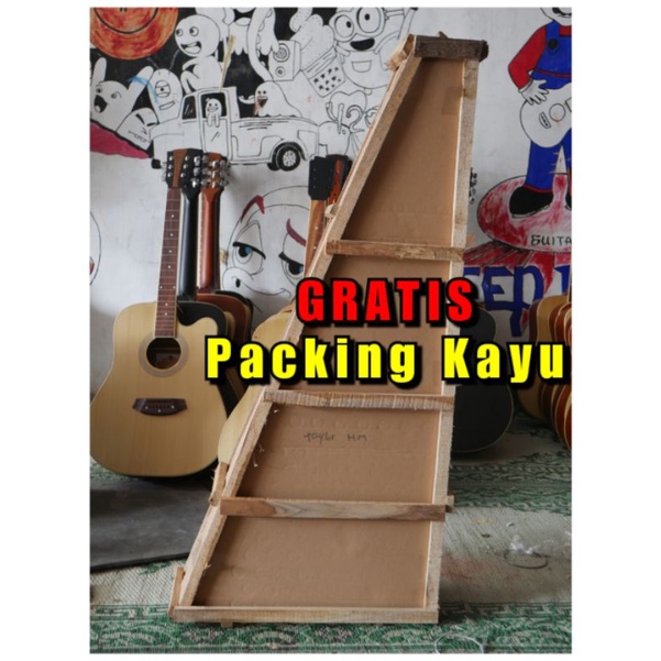 Gitar Akustik Cole Clark Custom Tanam Besi Gratis Packing Kayu