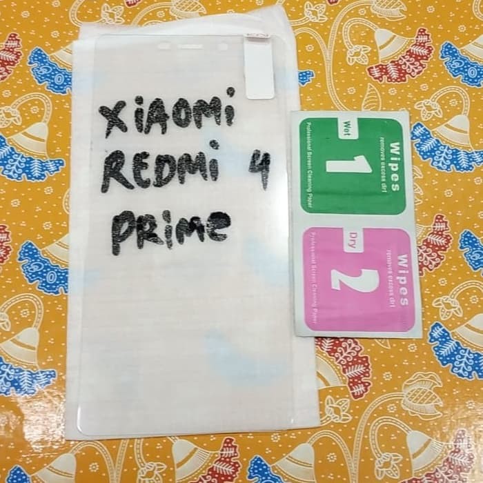 XIAOMI REDMI 4 PRIME tempered gorila glass kaca dan silikon softcase karet murah meriah