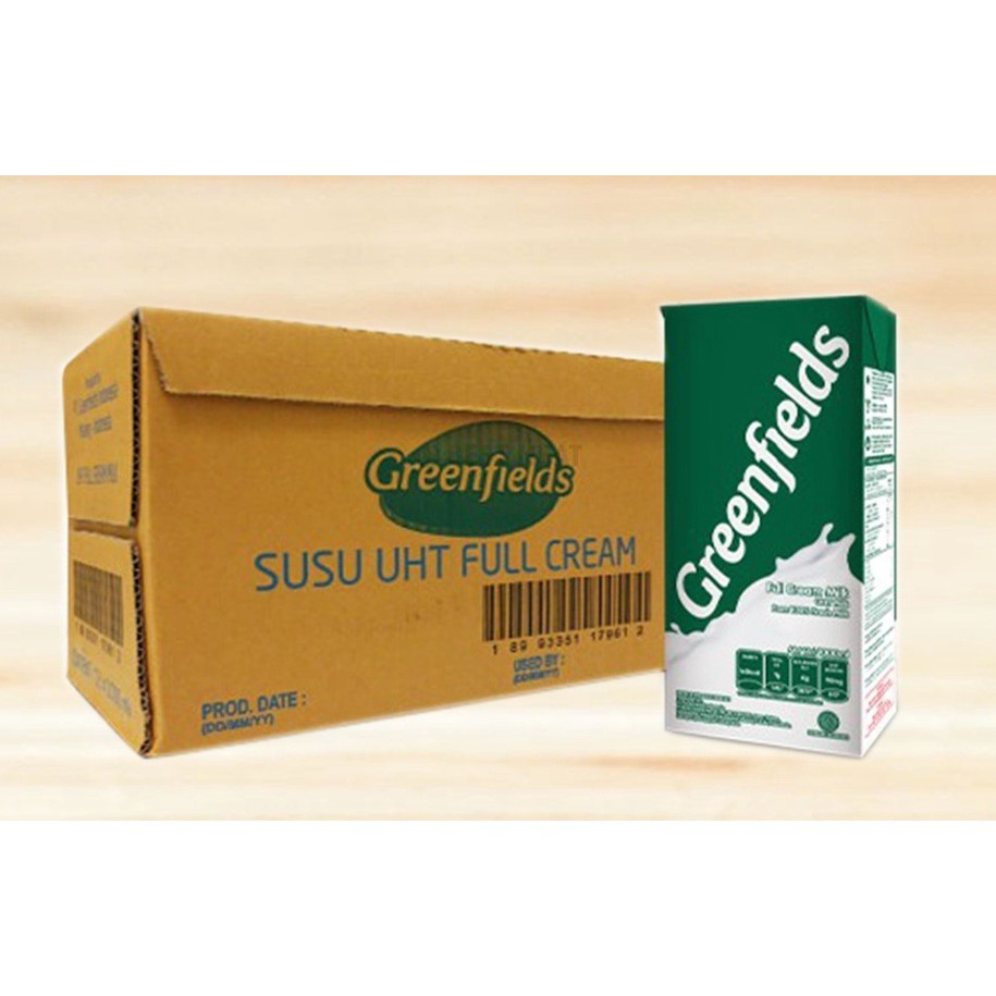 

Susu UHT Greenfield Full Cream 1000ml - 1 dus 12pcs