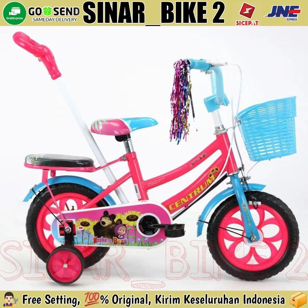 Sepeda Mini Anak CENTRUM CT 8806 -6-7 Ban Eva Keranjang Stir 12 Inch