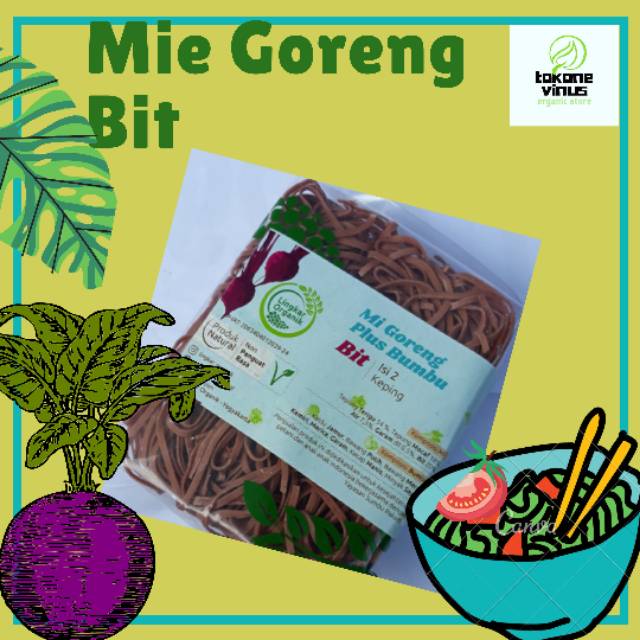 

Mie Goreng Bit 《Lingkar Organik Lengkap Dengan Bumbu 》