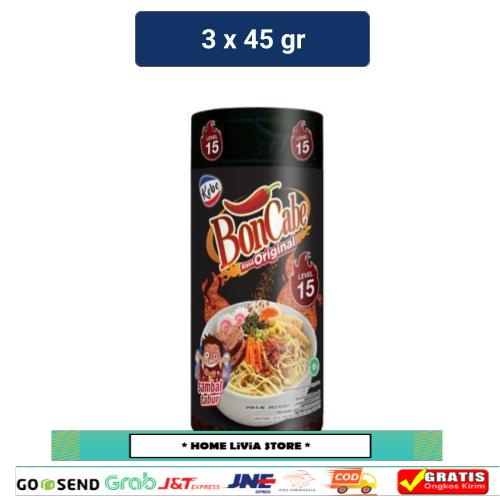 

Kobe Boncabe Sambal Tabur Original (Lv 15) 3 x 45 gr