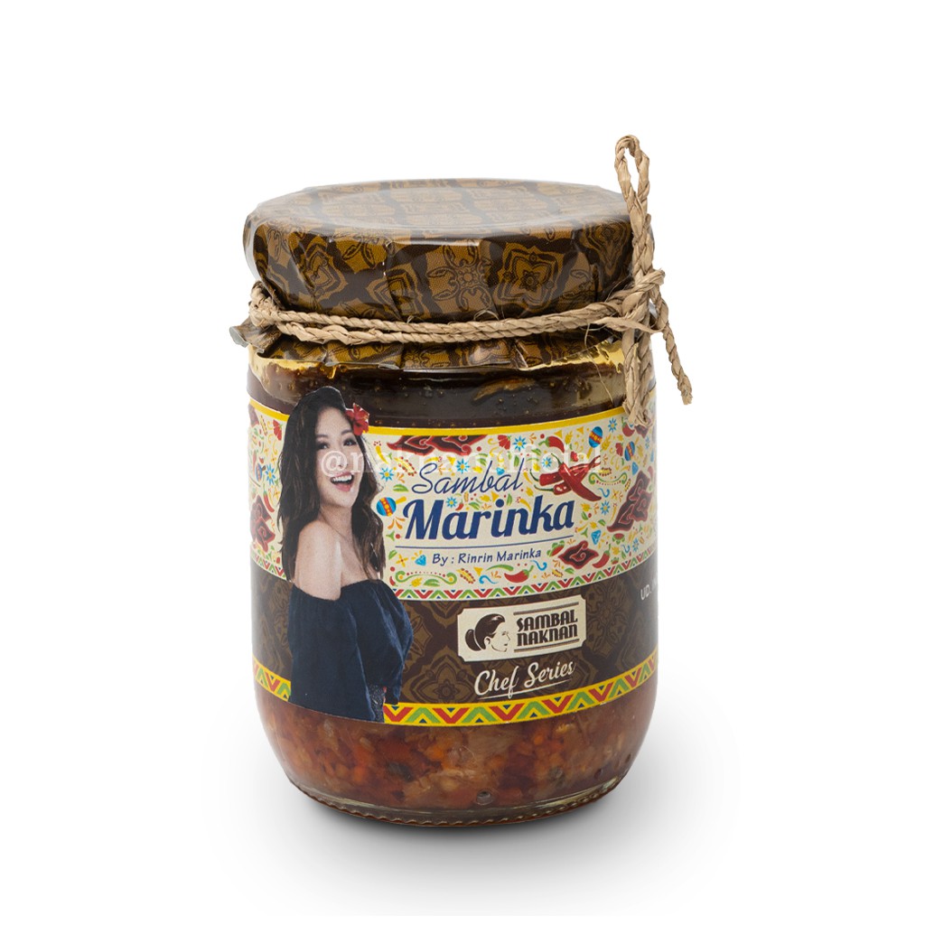

SAMBAL NAKNAN: Sambal Marinka by. Chef Rinrin Marinka Kemasan Botol 230 gram / Chef Series / Khas Bromo
