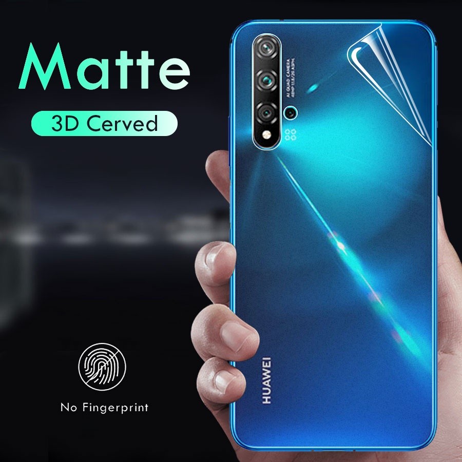 REALME 9i C21Y C25Y ANTI GORES BELAKANG HYDROGEL MATTE ANTI MINYAK CLEAR BACK JELL SKIN GARSKIN ANTI JAMUR PELINDUNG BELAKANG REALME C21Y REALME C25Y