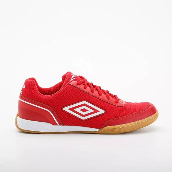 SEPATU FUTSAL UMBRO STREET V IC - Red White Gum (100% ORIGINAL)