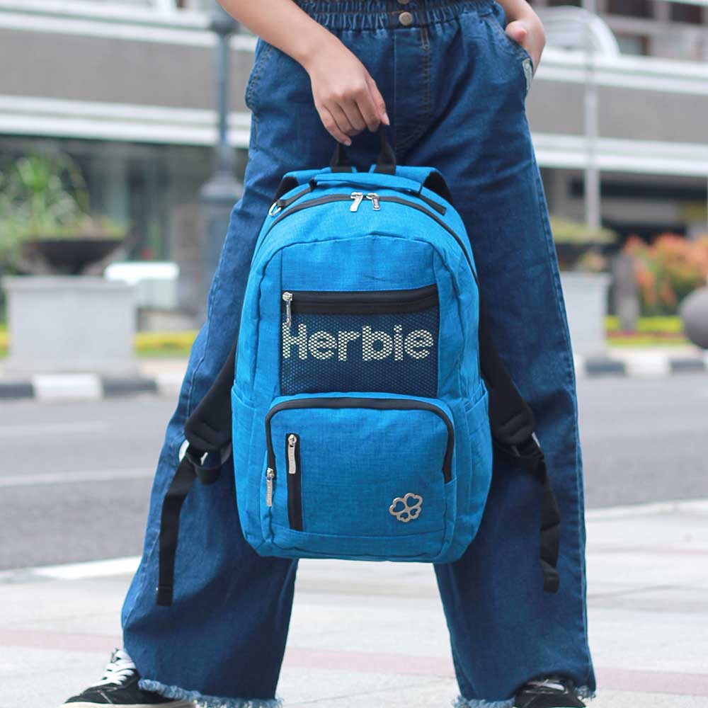 Tas Sekolah SMP SMA Kuliah Cewek Perempuan Wanita Tas Ransel Backpack Tas Punggung Herbie ASN196