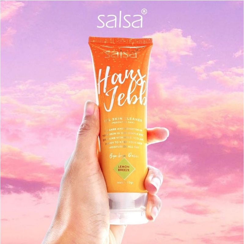 [BPOM] Salsa Hans Jebb Gel Skin Cleanser Perontok Daki | Green Tea Lemon