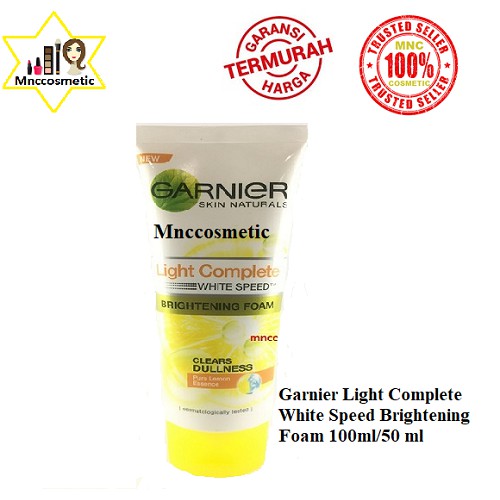 Garnier Light Complete White Speed Brightening Foam 100ml/50 ml