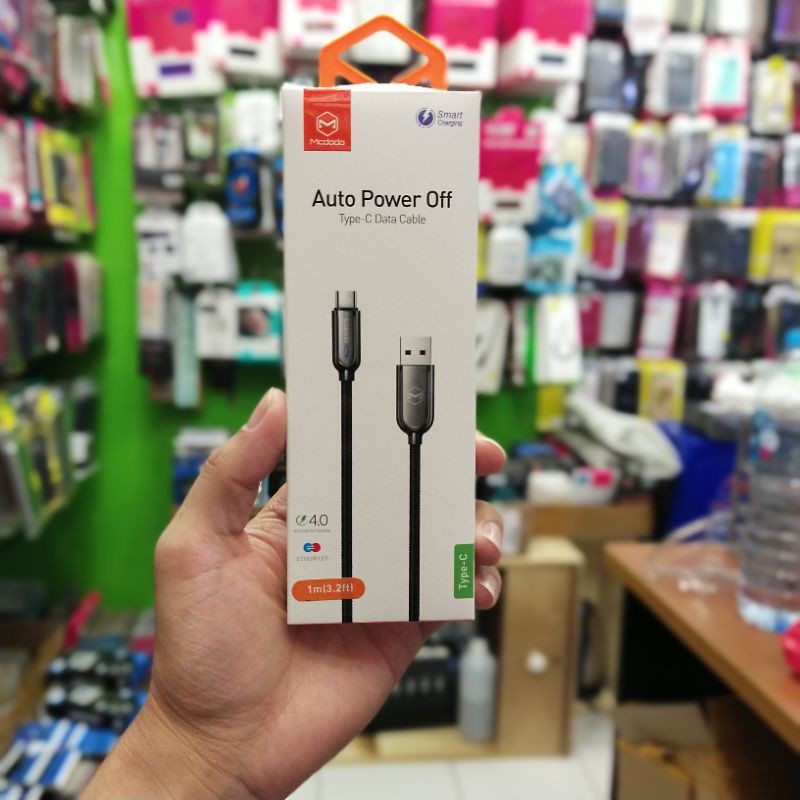 Mcdodo CA-6190 Kabel USB TYPE C Auto Off QC 4.0 LED