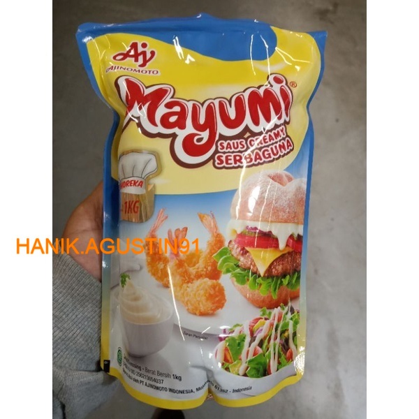 

Ajinomoto Mayonnaise Mayumi Saus Creamy Serbaguna Pouch 1 kg