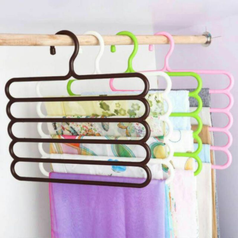 Hanger Jilbab Baju 5in1 Gantungan Jilbab 5 Tingkat Hanger 5 Tingkat