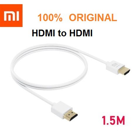 Hdmi 1.5M XIAOMI Gold Plated HDMI to HDMI Cable 1.5M Original Pack