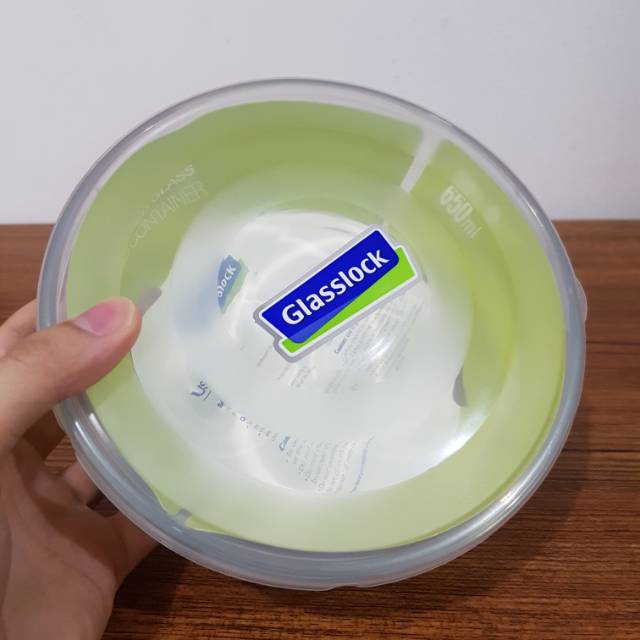 GLASSLOCK SALAD BOWL 650ML