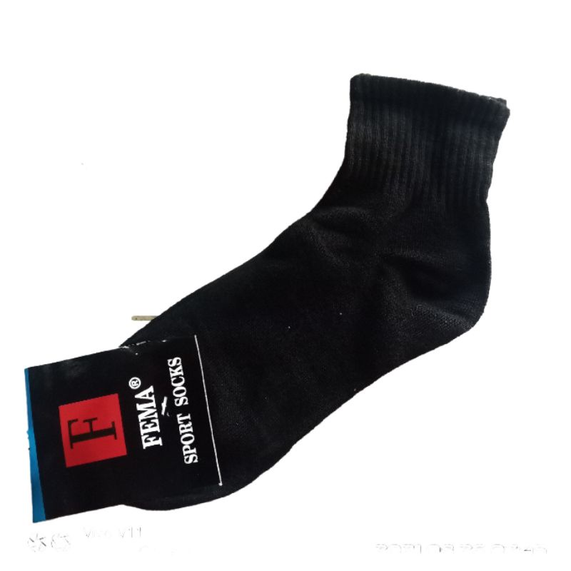 Kaos Kaki Hitam Tebal Diatas Mata Kaki FEMA