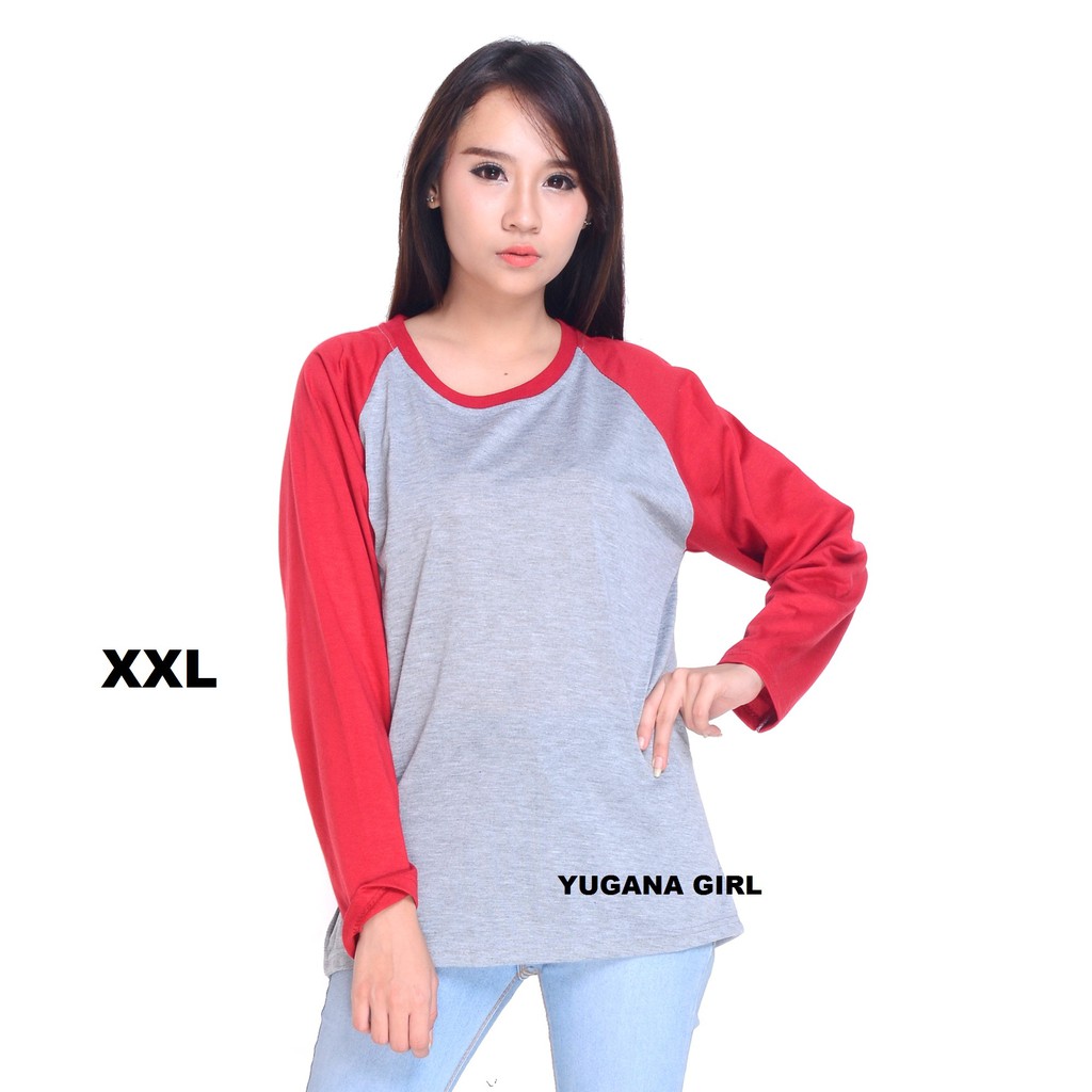 Belle Fashion Baju Kaos  Jumbo  XL XXL T Shirt Murah Wanita  