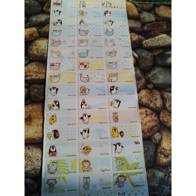 

STIKER LABEL NAMA WATERPOOF SWEET SUMMER