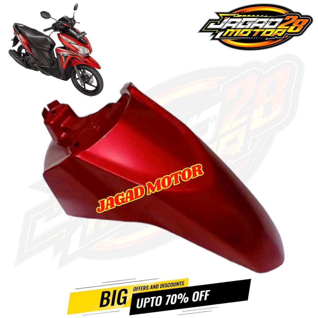 Spakbor Sepakbor Depan Honda Vario Techno 125 PGM FI 2012 2013 2014 Merah / Spakbor Sepakbor Depan Vario Techno Tekno 125 Lama 2012 2013 2014 Merah