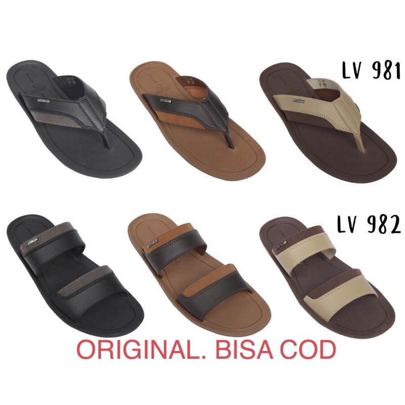 ORIGINAL New Sendal Cowok Dewasa Neckermann Sandal Pria Dewasa Neckermann LV981 & LV982