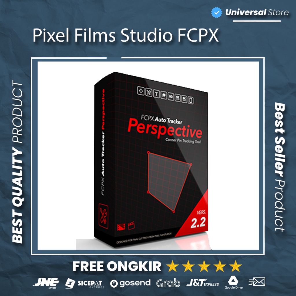 Koleksi Pixel Films Studio FCPX Auto Tracker Prespektif 2 PFS ATPerspective Four Point