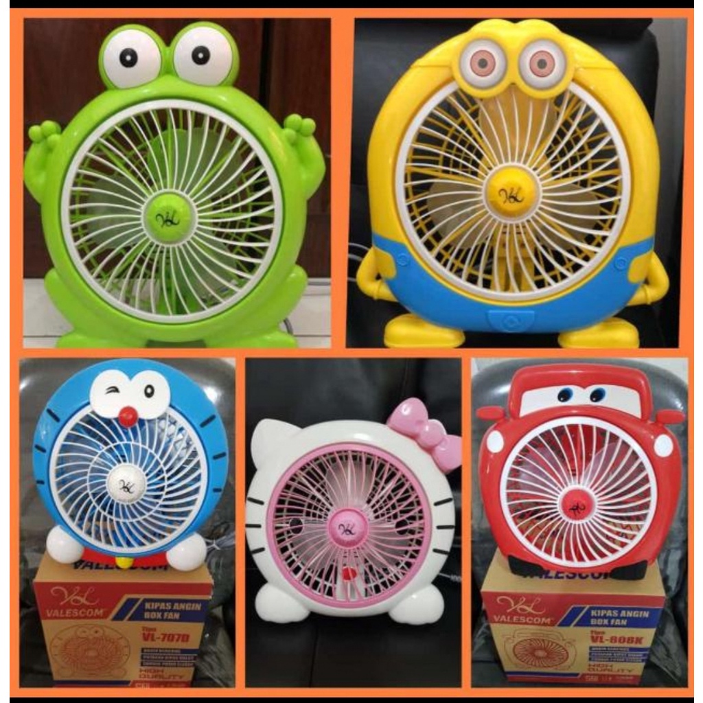 KIPAS ANGIN BOX FAN KIPAS KARAKTER