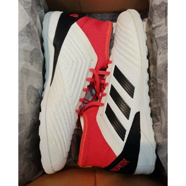 FUTSAL ADIDAS PREDATOR 18.3 IN WHITE RED ORIGINAL CP9929 BNIB