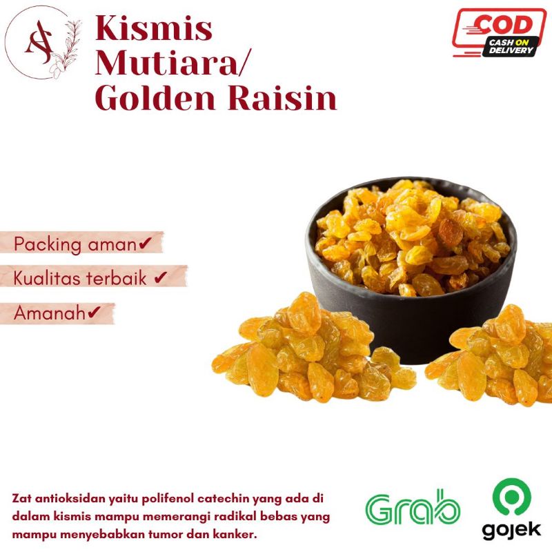 

Kismis Mutiara Golden Raisin Manis