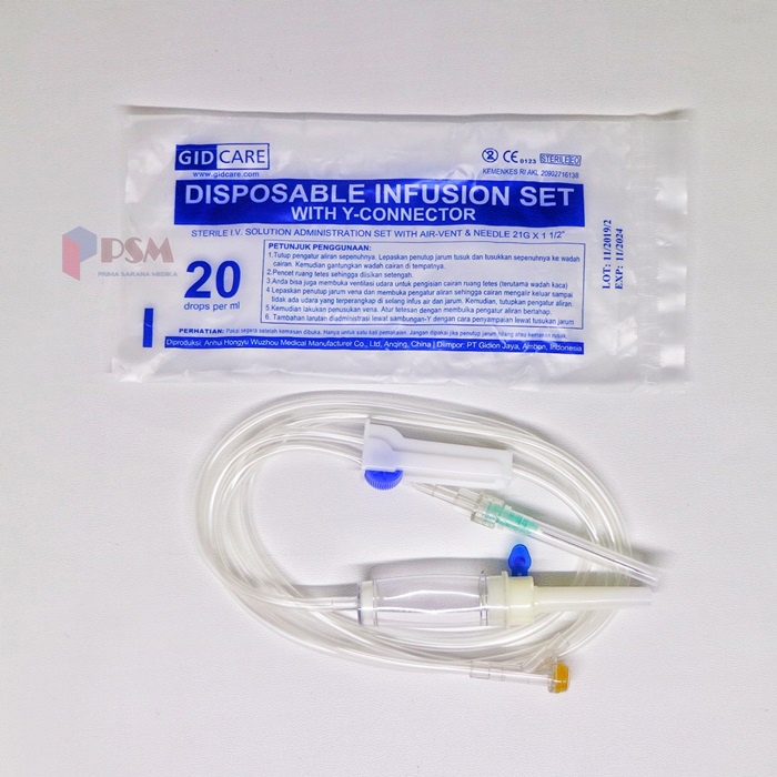 GIDCARE Infusion Type Y Adult / Inpus Tipe Y Dewasa