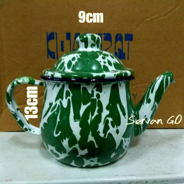 Teko Blirik Mug Blirik Set Enamel jadul