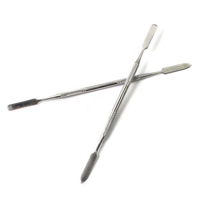 1pc Palet Spatula Stainless Steel Untuk Nail Art