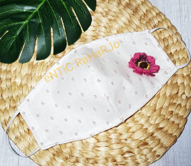 [COD] Masker Kain Shabby Chic / masker kain katun / masker limited / masker unik cantik murah