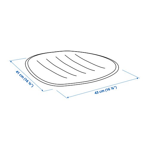 PYNTEN Alas tempat duduk 41x43 cm