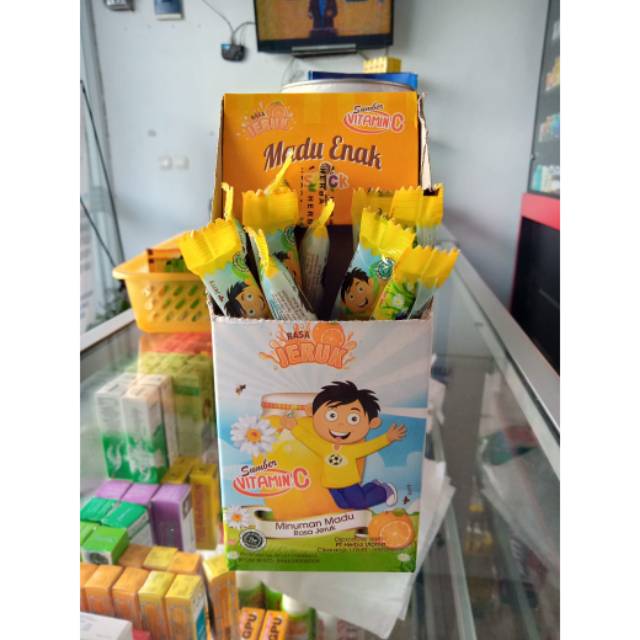 

Madu stik rasa jeruk
