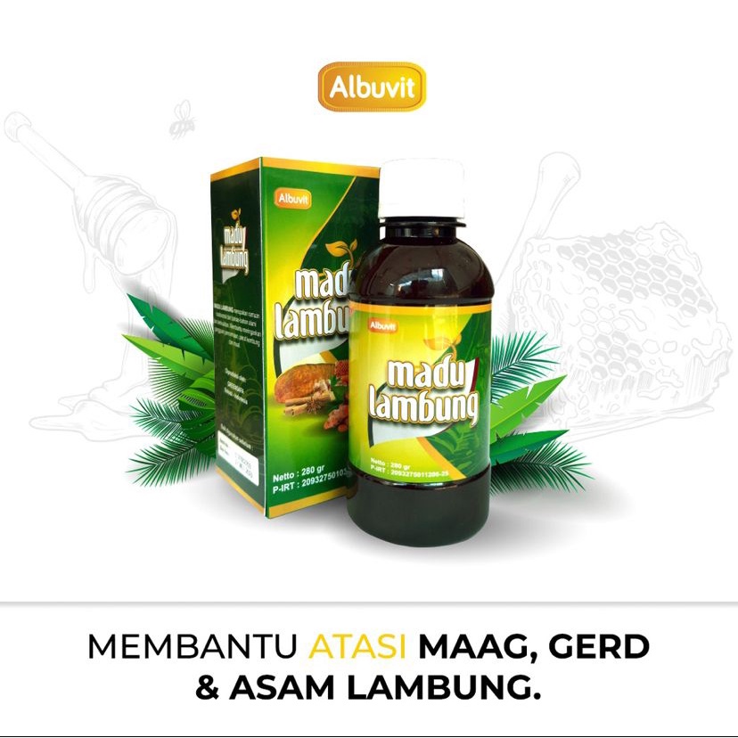 Albuvit Madu Lambung Herbal Maag Asam Lambung Gerd