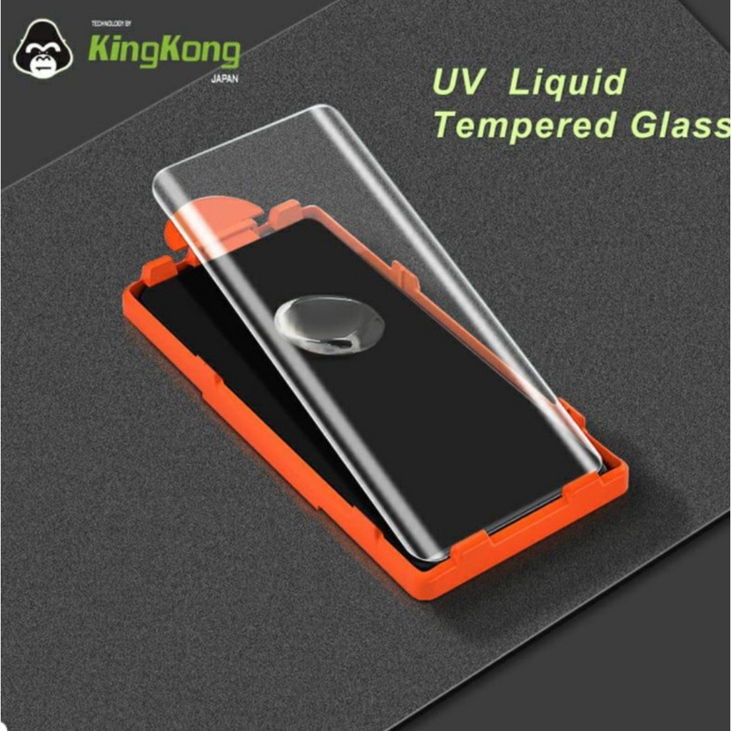 Kingkong UV Liquid Tempered Glass Samsung S8 S9 s8+ s9+ note 8 9 10 PLUS 20 S21 S22 S23 ultra screen guar