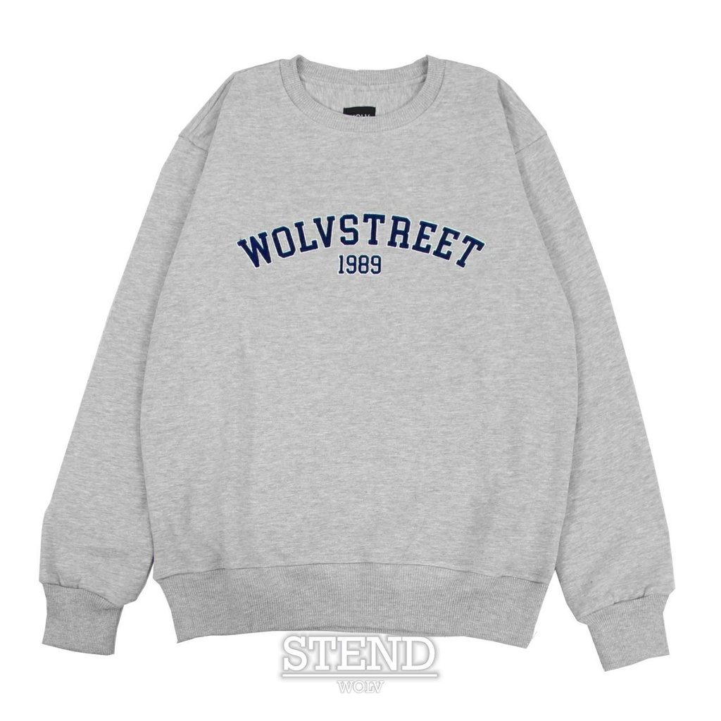 Jaket Sweater Crewneck WOLV STREET – Edition Fashion Trendy Casual Pria Good Brand Quality Stylish