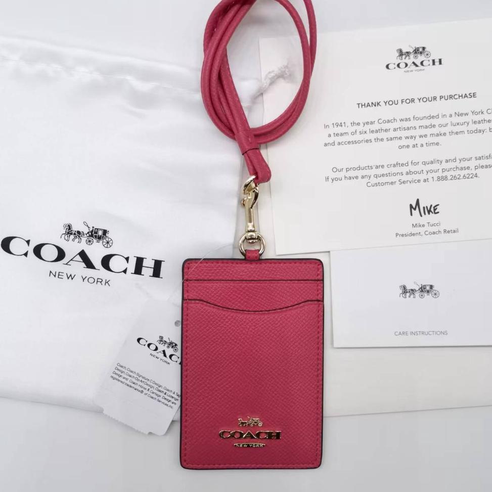 

⸨RuY♛⸩ ⭐️ Baru!!! Coach Metal LOGO Lanyard ID Card Holder Name Tag Delapan Warna ||Lagi populer