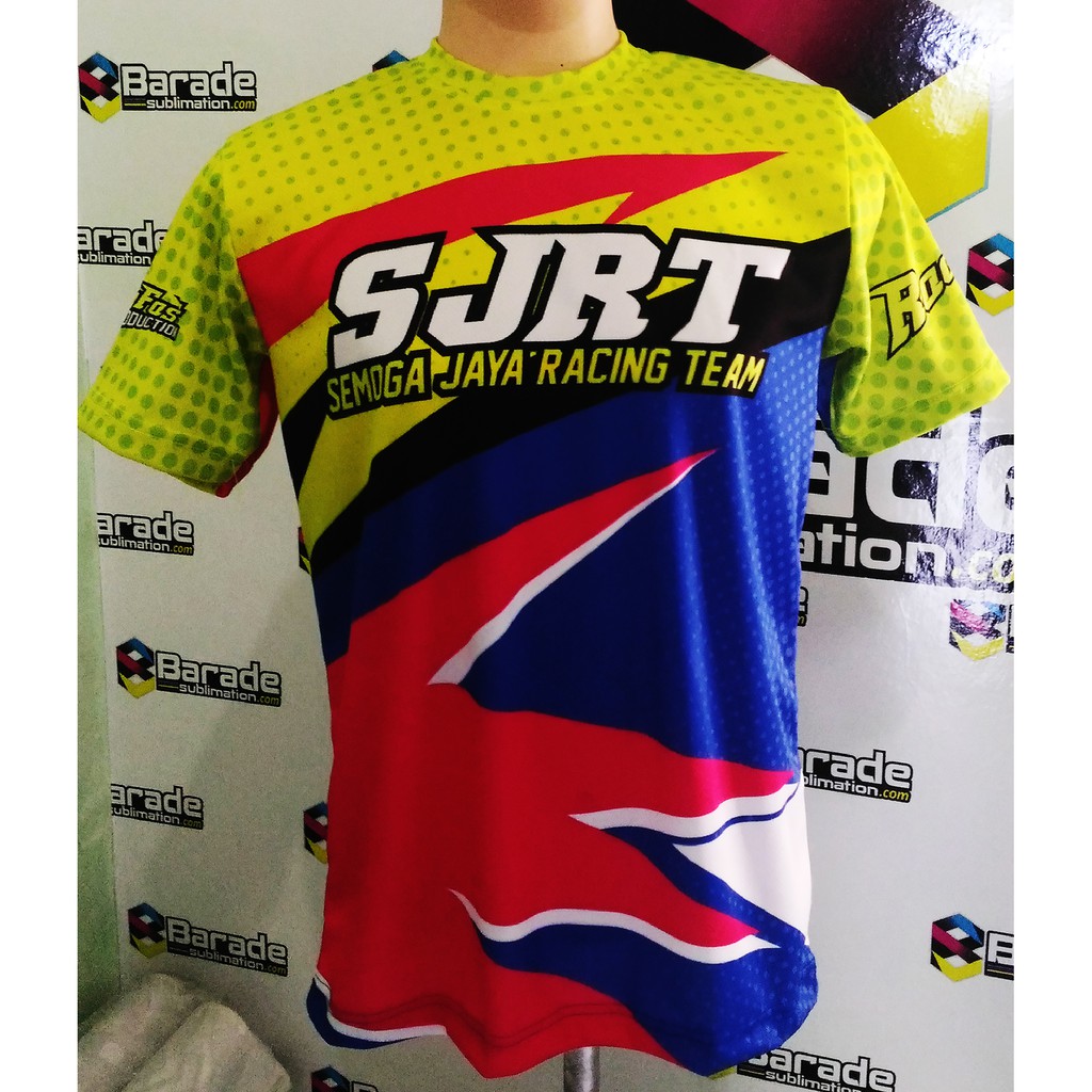 Kaos Racing Full Print Custome Sublimasi