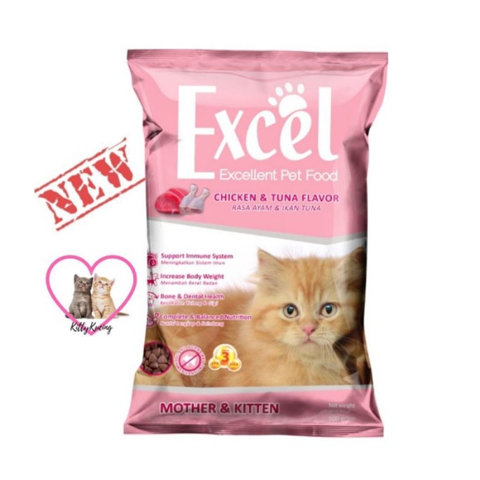 EXCEL Mother Kitten 500gr Makanan Kucing Freshpack