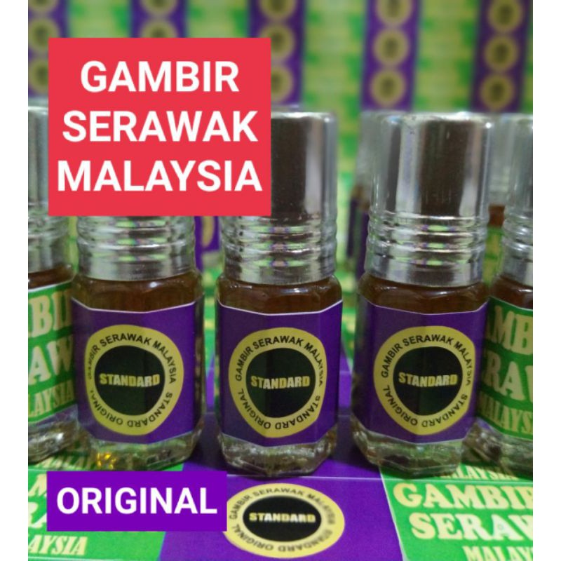 GAMBIR SIAM SERAWAK ORIGINAL MALAYSIA STIKER UNGU CAIR