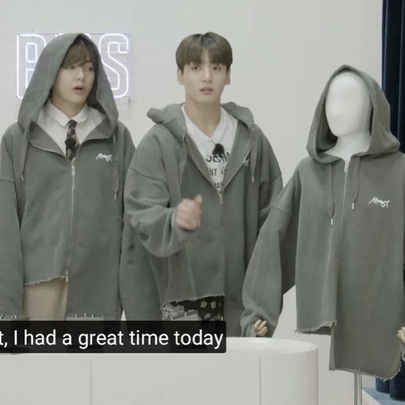 [CLOSE] JUNGKOOK ARMYST Zip-Up Hoodie