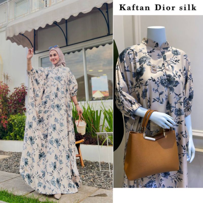 Kaftan Dior Silk / Gamis dior / Kaftan sultan