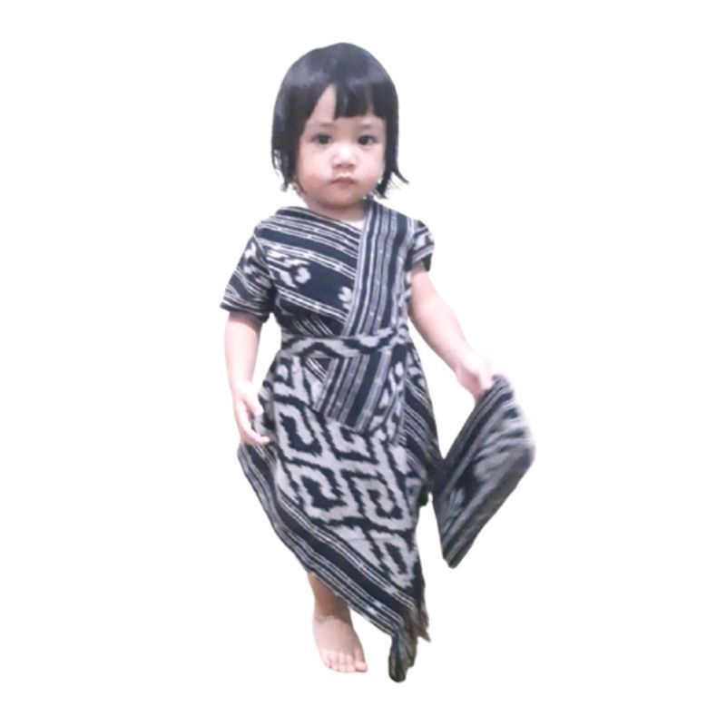 set couple baju tenun - baju tenun - baju anak - kemeja anak - dress anak -tenun couple - dress tenu