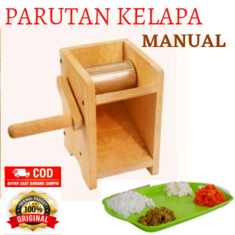 PARUTAN KELAPA / JAHE / SINGKONG / KUNYIT, PARUTAN MANUAL
