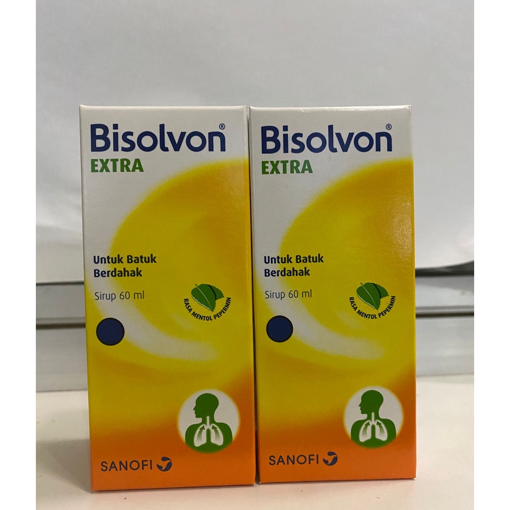 Bisolvon Extra Sirup 60 ML - Pereda Batuk Dan Mengencerkan Dahak