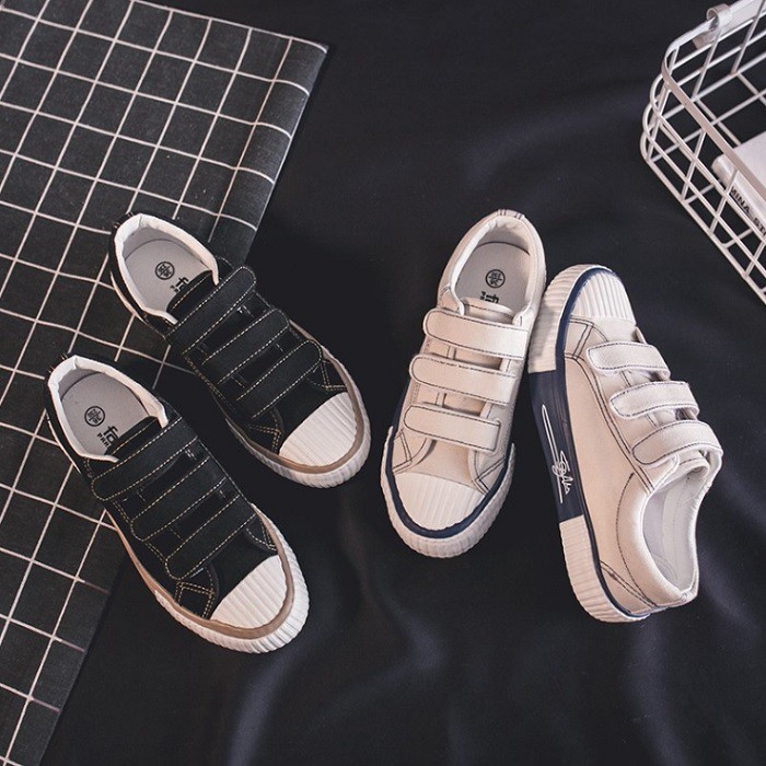 AB0568  (READY STOK) SEPATU WANITA KANVAS SNEAKERS IMPORT TERBARU TOP FASHION GRAY HITAM