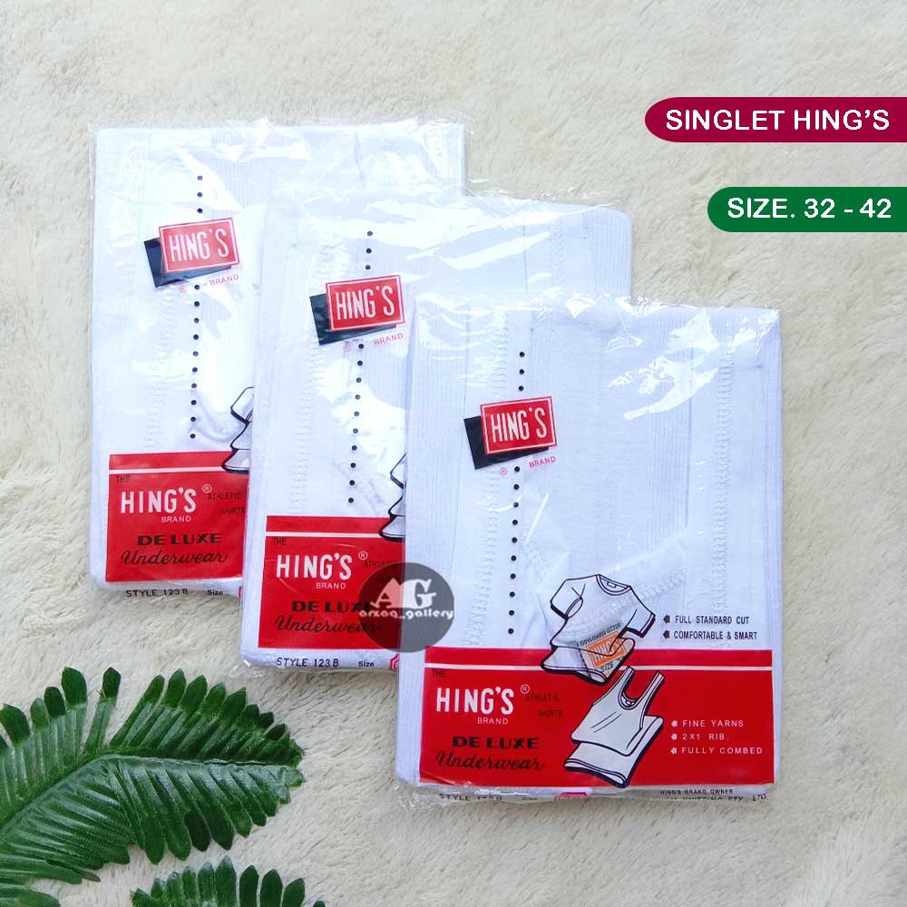 Singlet Hing's | Kaos Dalam Pria Hings  / Singlet Pria Hings  / Kaos Singlet / Kaos Kutang / Koas Dalam